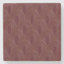 Art Deco Arches | Elegant Modern Vintage Scallop Stenunderlägg