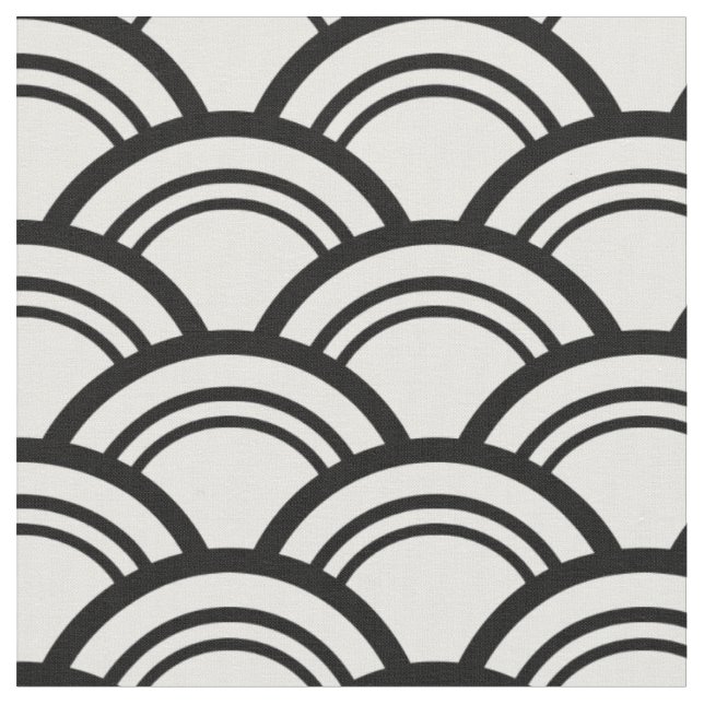 Art Deco Arches Fabric Tyg (Närbild)