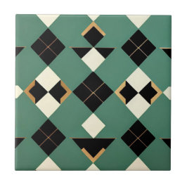 Art Deco Argyle Kakelplatta