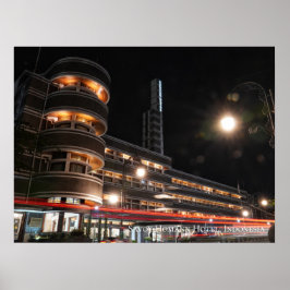 Art Deco-arkitektur Estetik Indonesien Resa Poster