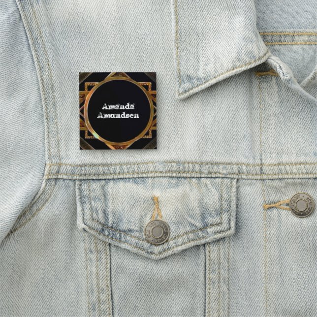 Art deco, art nouveau, originalverk, digital konst namnbricka (På plats)