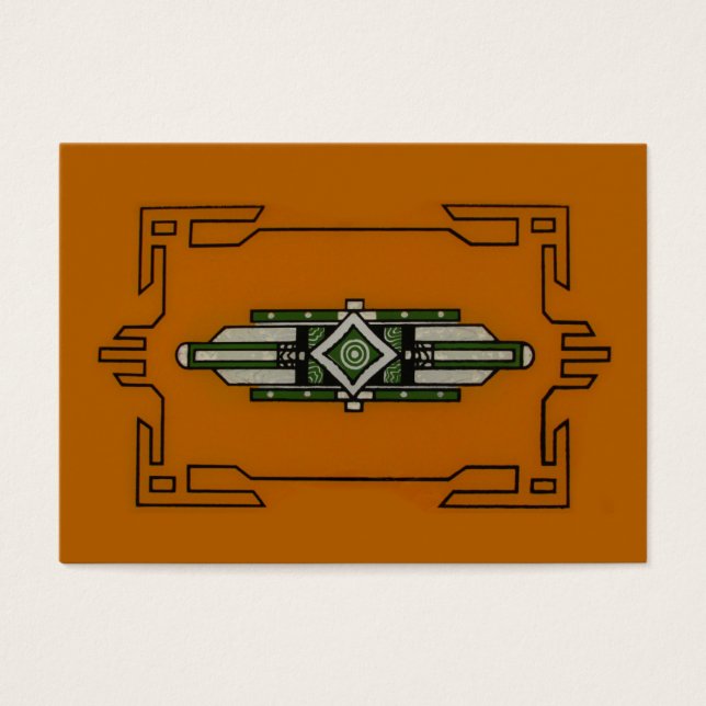 Art Deco ~ ATC Visitkort (Framsidan)