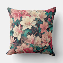 Art Deco Azalea-design Kudde