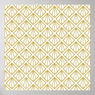 Art deco-bakgrund. art, deco, mönster, vintage. poster