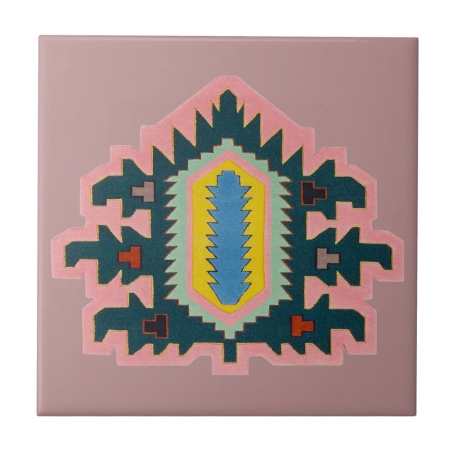 Art Deco-bakgrundssplash Kakelplatta (Framsidan)