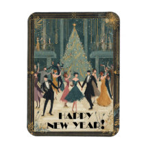 Art Deco Ballsaldans Glad Nyår