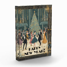 Art Deco Balsaldans Gott Nytt År