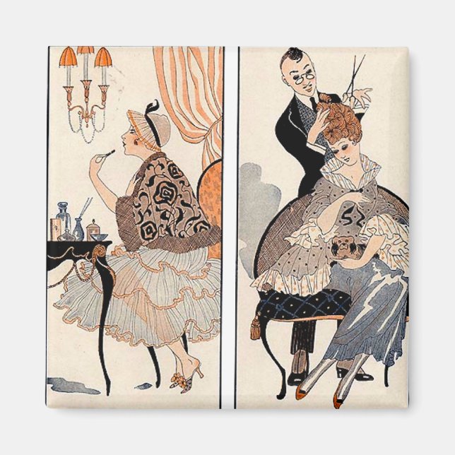 Art Deco Beauty Magnet (Framsidan)