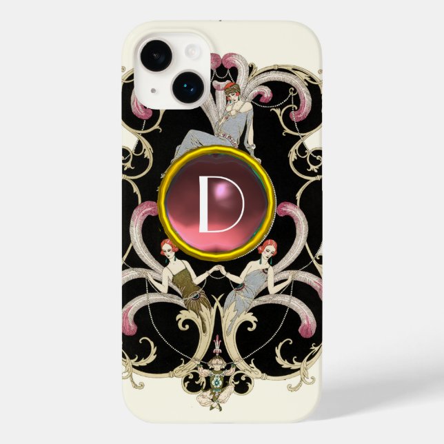 ART DECO BEAUTY MODE ROSA GEMSTONE MONOGRAM (Baksida)