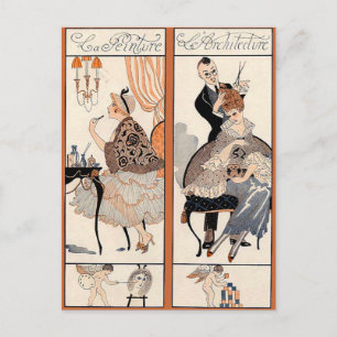 Art Deco Beauty Vykort