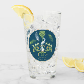 Art Deco Beer Glass Pint Bröllop Glaskopp