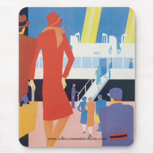 Art Deco Belgium Ferry Poster Musmatta