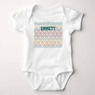 Art Deco-bergen Baby Bodykosti T Shirt
