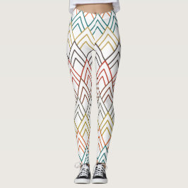 Art Deco-bergen Leggings