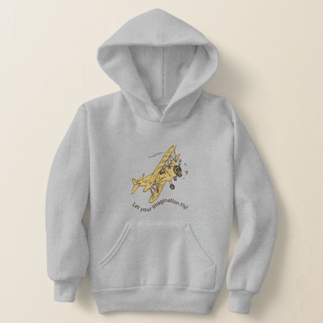 Art Deco Bi-flygplan - låt din fantasi flyga. T Shirt (Laydown)