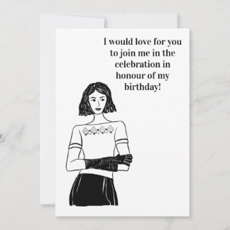 Art deco birthday invitation  inbjudningar