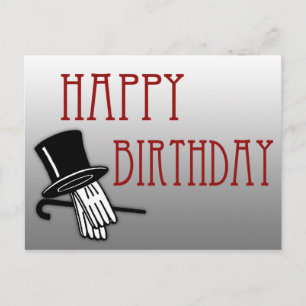 Art Deco Birthday vykort