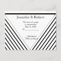 Art Deco Black and White Rand OSA Postacard