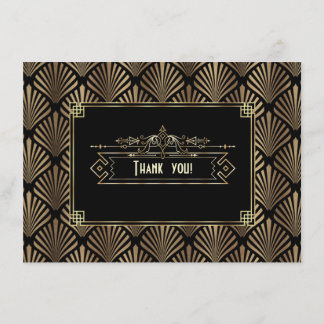 Art Deco Black Gatsby 1920-talets Tack