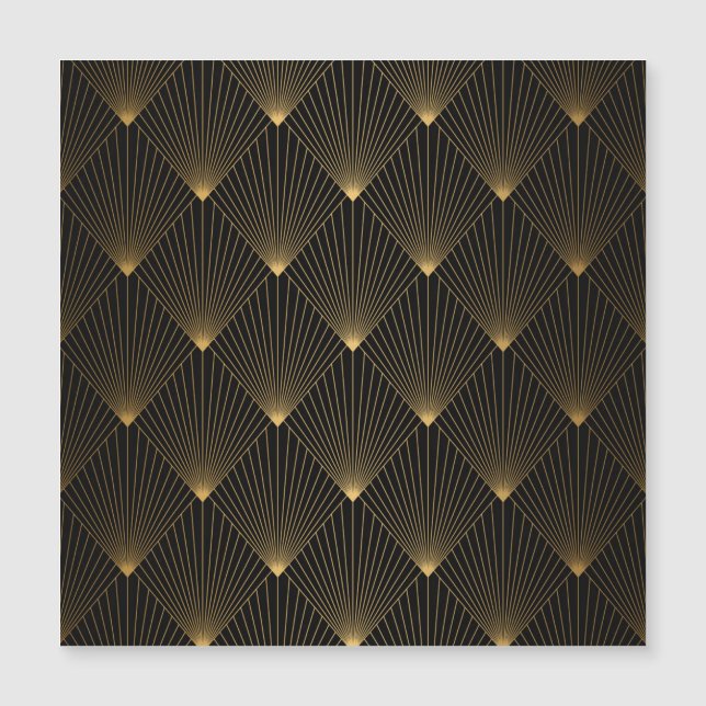 Art Deco: Black Guld Elegance. (Framsida)