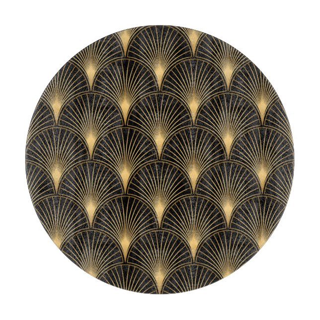 Art Deco Black Guld: Sömlös lyx (Framsidan)