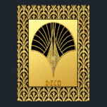 Art Deco Black och Guld Fläkt Design Poster<br><div class="desc">Om du väljer att ladda ned poster Walgreen-butiken din hämtning i olika storlekar och i olika struktur på mycket bra pris. Ibland med rabatt. Ett tips från min amerikanska vän. Se onlinen "Digital Printing" (Digital Printing) i Storbritannien. Det här är en ny Art Deco Stil-utskrift/Poster jag skapat. Den vackra Svarta...</div>