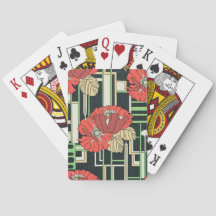 Art Deco-Blommigt