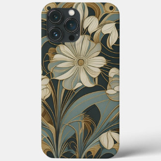 Art Deco Blommigt Design iPhone/iPad-fall