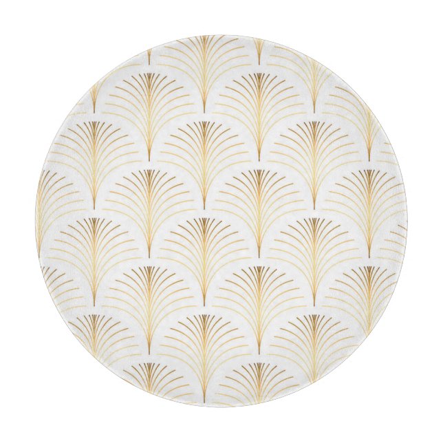 Art Deco Blommigt: Golden Elegance. (Framsidan)