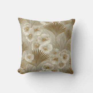 Art Deco Blommönster 2 Dekorativ kudde