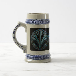 Art Deco Blue Design Stein Sejdel