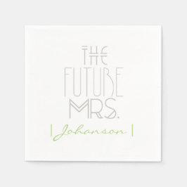 Art Deco Bohemian Bride | Framtidens fru | Napkins Pappersservett