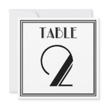 Art Deco Bordnummer 2