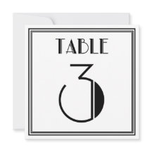 Art Deco Bordnummer 3