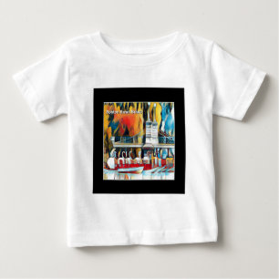Art Deco Boston Svan Boats T-shirt