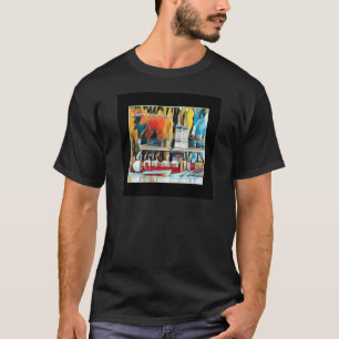 Art Deco Boston Svan Boats Tee Shirt