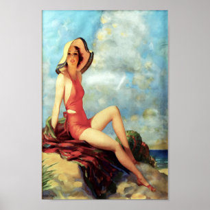 Art Deco - Boxens fritid Poster