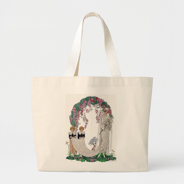 Art Deco Bride Jumbo Tygkasse (Framsidan)