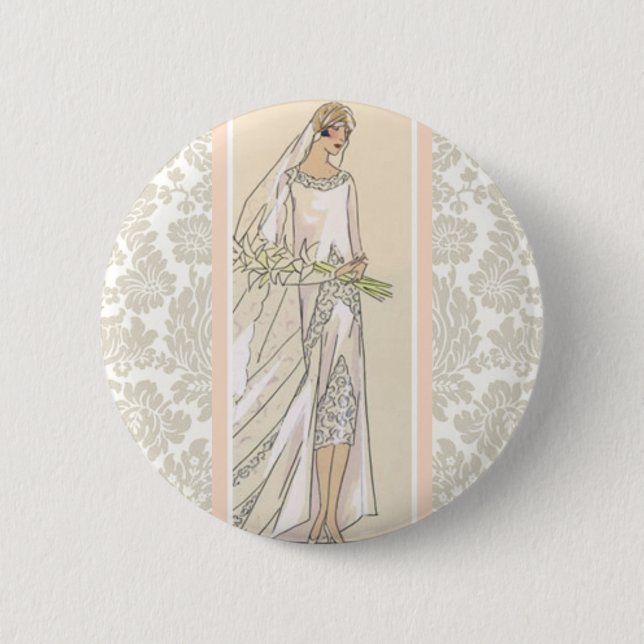 Art Deco Bride Knapp (Framsida)