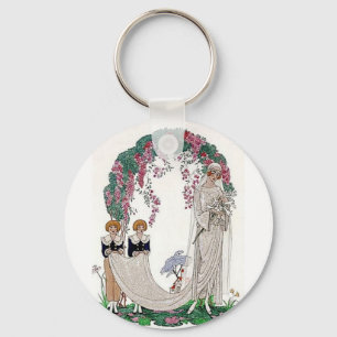Art Deco Bride Nyckelring
