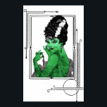 Art Deco Bride Poster<br><div class="desc">Såvitt jag vet är dessa bilder offentliga och tros vara fria från använda utan restriktioner i USA. Kontakta mig om du upptäcker att någon av dessa bilder inte är i offentlig domän.</div>