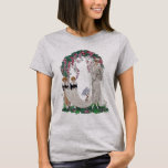 Art Deco Bride Tee Shirt<br><div class="desc">Snygg Art Deco-design för bröllop och duschar</div>