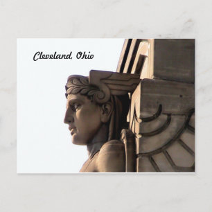 Art Deco Bridge Guardian (Cleveland) vykort