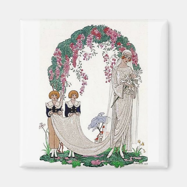 Art Deco Brud Magnet (Framsidan)