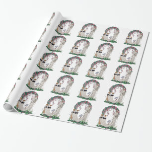 Art Deco-brud och deltagare Presentpapper