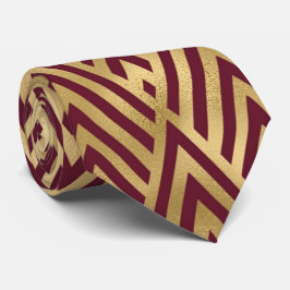 art deco Burgundy guld tiled mönster Slips