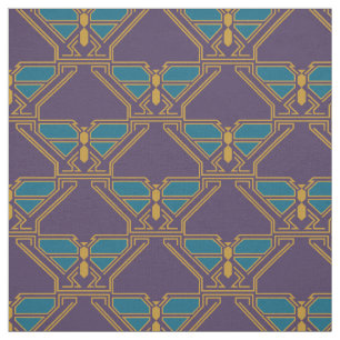 Art Deco Butterflies Tyg