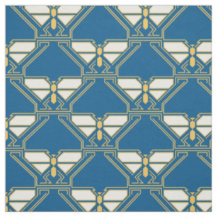 Art Deco Butterflies Tyg
