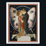 Art Deco Butterfly par 16 x 20 Skriv ut Poster<br><div class="desc">Joseph Leyendecker's Butterfly Couple Art Deco Print.</div>