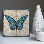 Art Deco Butterfly Wall Decor Art nouveau Kakelplatta<br><div class="desc">Välkommen till CreaTile! Här hittar du handgjorda mönsterfärger som jag personligen har ritat och vintage keramiska och porslinartade lerplattor, vare sig de är nedfläckader eller naturliga. Jag kärlek vill designa kakel och keramiska produkter och hoppas på ett sätt att förvandla ditt hem till något du tycker om att besöka gång...</div>
